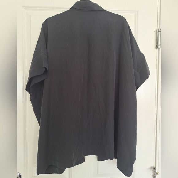 Natori Black Open Kimono Cardigan Size One - Picture 3 of 7